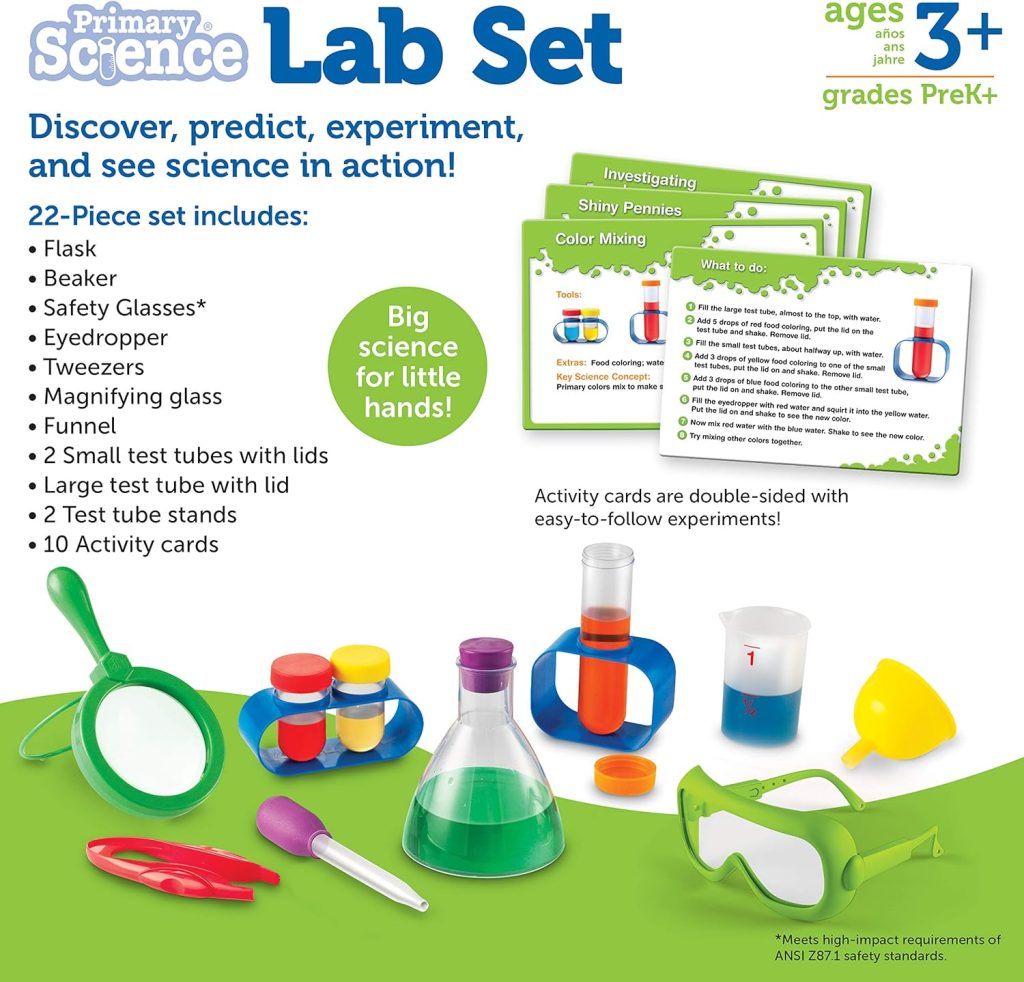 Learning Resources Primary Science Lab Activity Set