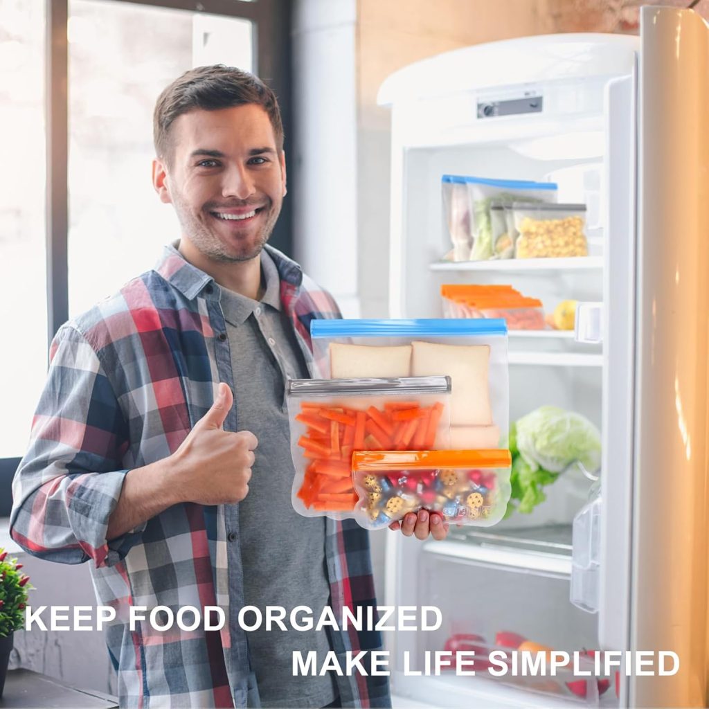 Lerine Reusable Gallon Freezer Bags